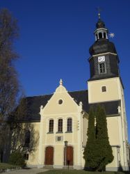 Außenansicht Kirche Mülsen St. Micheln